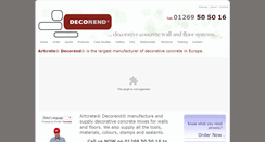 Desktop Screenshot of decorend.co.uk